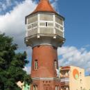 Historic water tower in Lubin